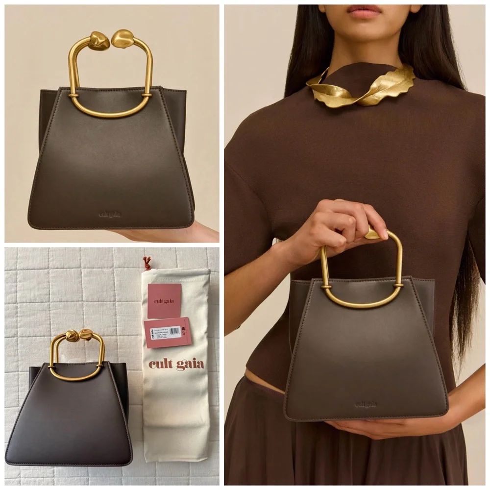 CULT GAIA $498 Women’s Maxine Leather Bag In Luwak - Picture 1 of 11